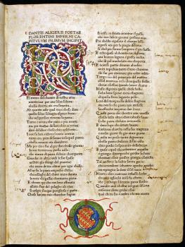 Редкое издание «Божественной комедии», напечатанное в Мантуе в 1472 году. 