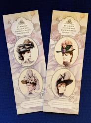 Bookmarks with illustrations from the Fashion Herald  for Modistes  magazine