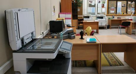 Copy Service Desk in the New Building