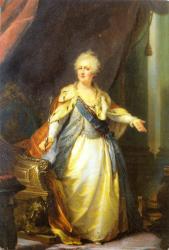 Екатерина II  Худ. Д. Г. Левицкий. 1783 г.