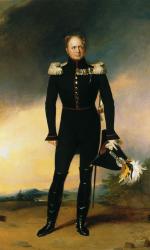 Портрет императора Александра I. Художник Дж. Доу. 1826 г.