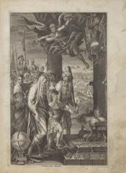 К. Т. Амлинг. Фронтиспис, изображающий возведение на венгерский престол Иосифа I