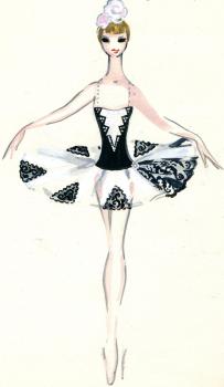 А. К. Шервашидзе. Эскиз костюма к балету М. Петипа «Талисман». 1909. 