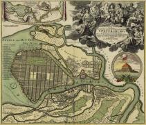 Топографическое изображение Новой русской столицы. - Нюренберг : Хоманн, 1726-1727.