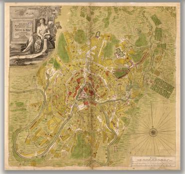 План императорского столичного города Москвы, 1739 г.