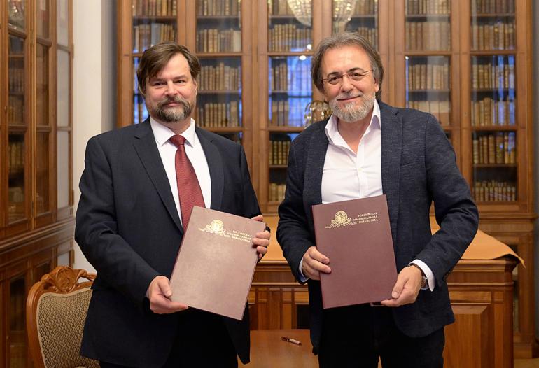Договор о сотрудничестве между Российской национальной библиотекой и Библиотекой Сербской Патриархии