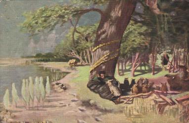 «У Лукоморья дуб зелёный...». 1879. Худ. И. Н. Крамской