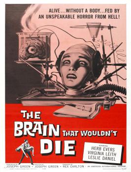 Плакат к кинофильму The Brain That Wouldn't Die (1962)