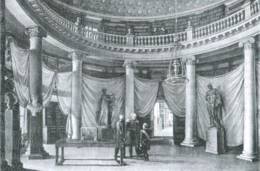 Emperor Alexander I's Visit to the Public Library on 2 January 1812