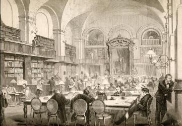 The New Reading Room of the Imperial Public Library by Sobolshchikov's Design 