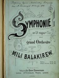 The title-page of the score of the 