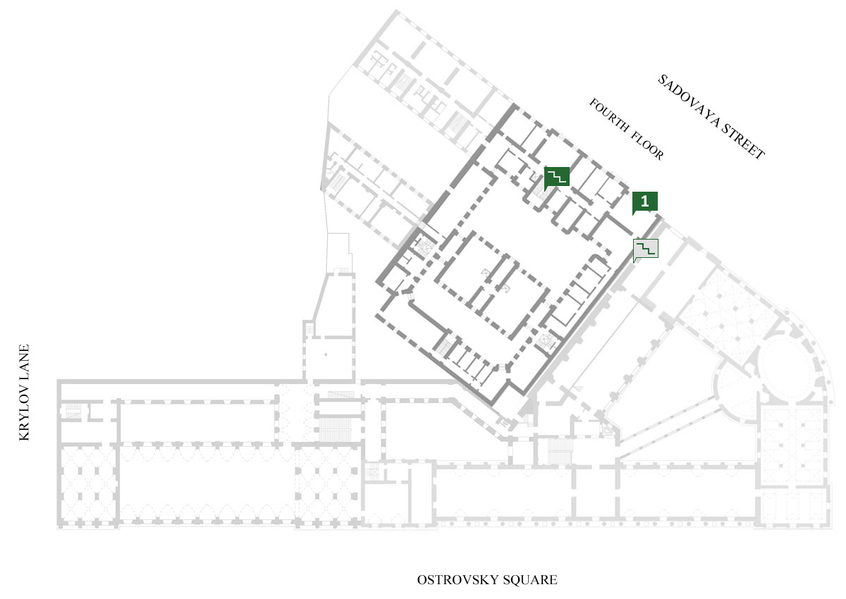 Plan of the Fourth Floor of the Main Building