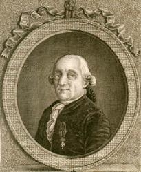 J.S.L.Halle after Oppermann's original. Portrait of D.Gattinara. Etching, burin engraving. 1789.