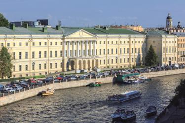 NLR Building on the Fontanka Embankment, designed by J. Quarenghi  