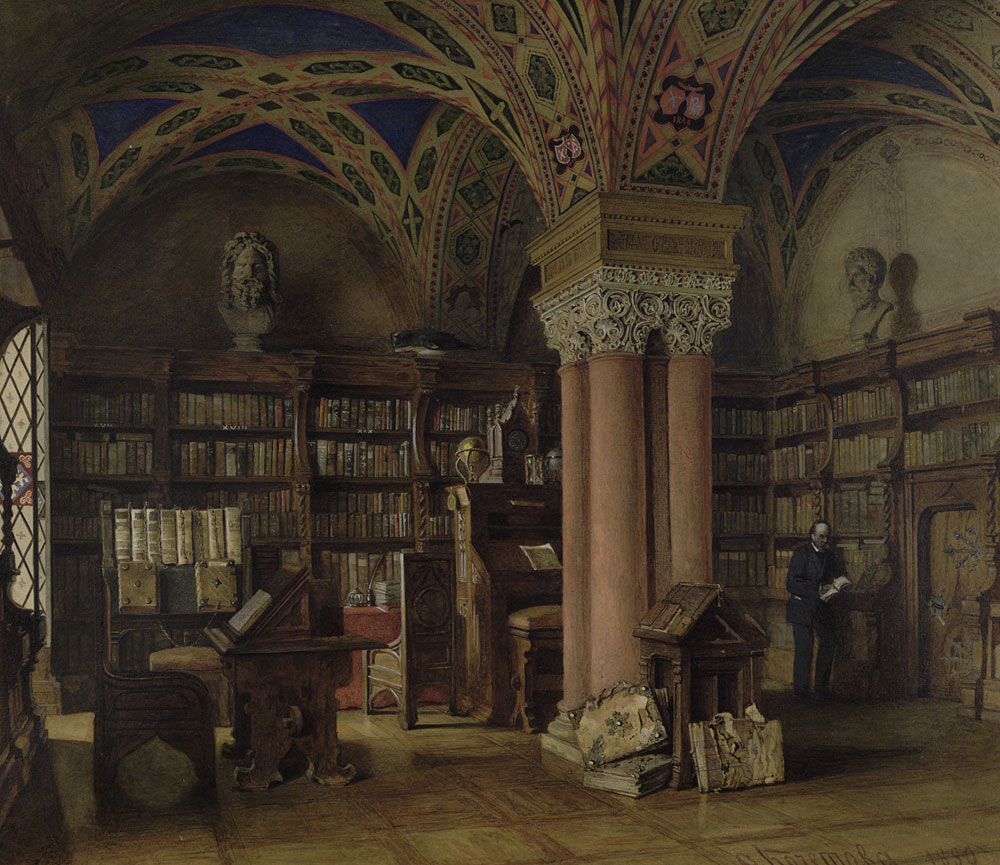 Faust's Study. Artist O. Kochetkova. 1880