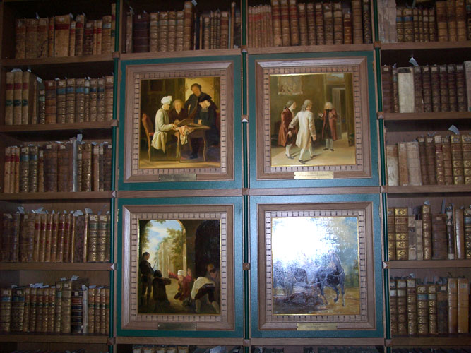 Decorative Panel in the Voltaire Library
