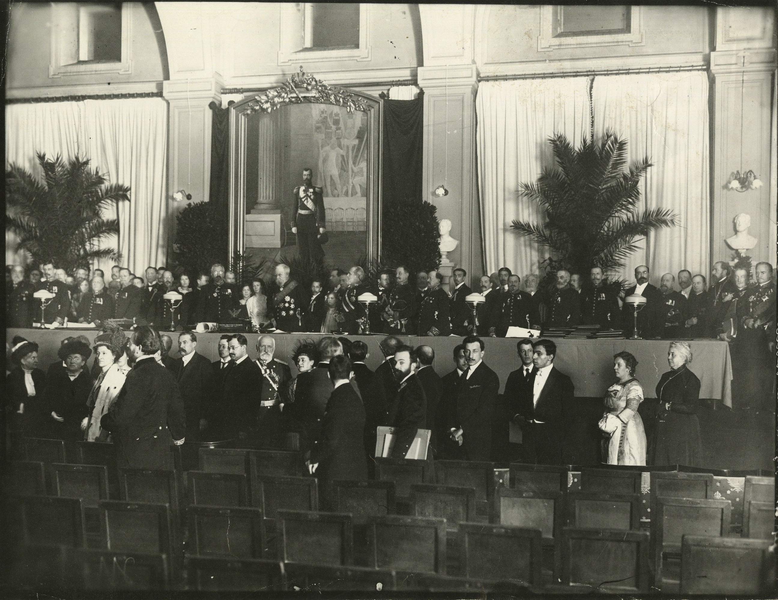 Participants of the Ceremonial Meeting Dedicated to the 100th Anniversary of the IPL. 1914