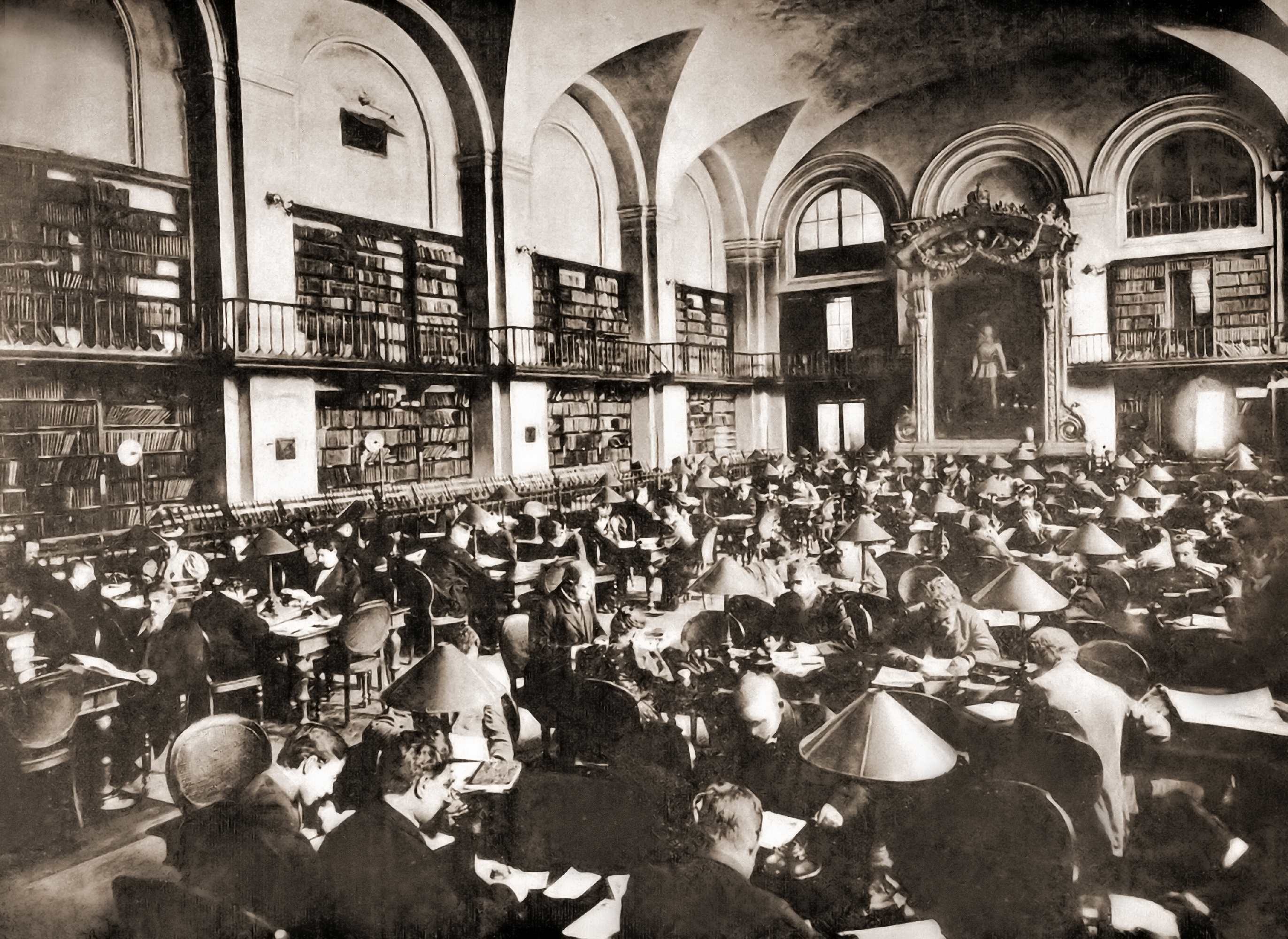 Readers in the Room in the Sobolshchikov Building. 1895