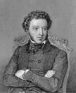 A.S.Pushkin. The engraving after  the design of P.Sokolov.1830-1836-s. The Print Department Collections. 