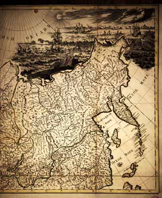 General map of Russian Empire… 1745.  (left part). (303 KB)
