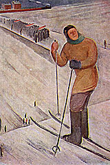 A.Pochtenny. A Skier. [1931]