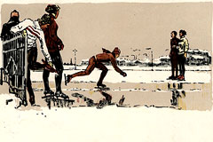 M.Roiter, S.Snatkin. Skaters. 1959