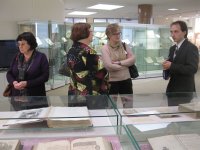 Посещение отдела редкой книги Национальной библиотеки Беларуси