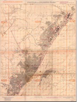 Сталинград. Stadtplan von Stalingrad (Nordteil) [Карты] 