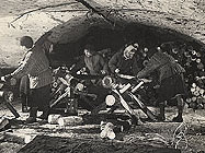 Заготовка дров. Зима 1943-1944 гг.