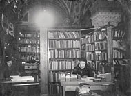 Общий читальный зал в Кабинете Фауста. Зима 1941-1942
