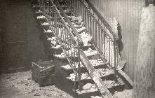 Лестница, ведущая в дирекцию. 5 декабря 1943 г.