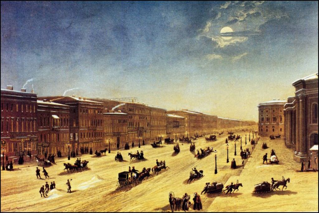 Какая была столица в 19 веке. Гостиный двор на Невском проспекте 19 век.