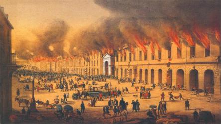  Пожар в Санкт-петербурге. 1862 г.