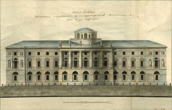 Утвержденный проект Е.Т.Соколова, 1796 г.