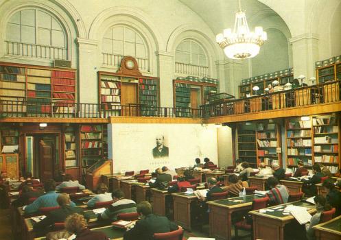 Вид Ленинского зала. 1980-е гг. 