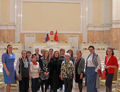 Сотрудники ЦПИ в Законодательном собрании Санкт-Петербурга