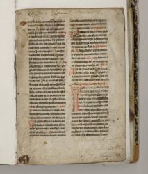 Missal. 15th century fragment. 6 fols. Croatian angular glagolitic script. View the manuscript...