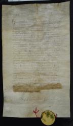 A charter issued by Grand Prince Ivan Vasilyevich of Moscow (Ivan the Terrible). 1549–1550
