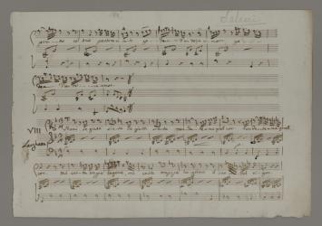 Antonio Salieri (1750–1825) Numi, se giusti (Largetto. F-dur). For Voice and Piano.