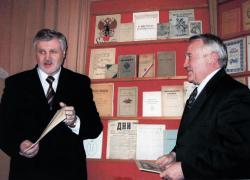 В. Н. Зайцев с  председателем Совета федерации С. М. Мироновым. 16 апреля 2003 г.