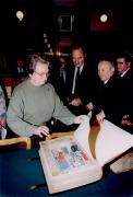Посещение РНБ президентом Франции Ж. Шираком с семьей. 28 сентября 1997 г.