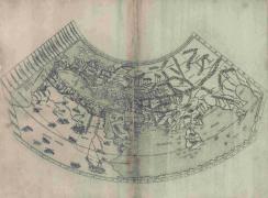 Карта мира И. Рюиша из издания [Собрание карт Клавдия Птолемея, 1508].