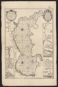 К. П. Верден, Г. Делиль «Карта Каспийского моря» 1723 г.