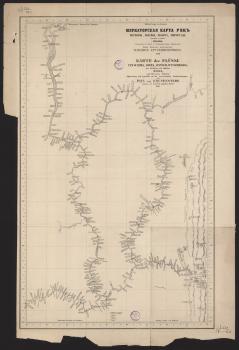 Меркаторская карта рек Печоры, Ижмы, Илыча, Вычегды, Северной и Южной Мылвы