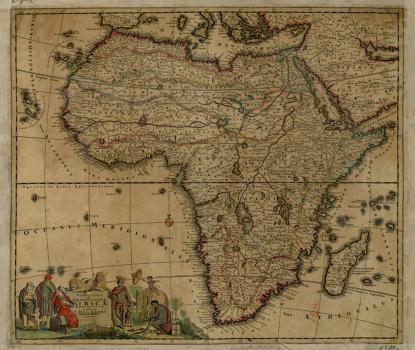  Африка. Novissima et Perfectissima Africae Descriptio / Authore J. Danckerts. Cum Privil. - Amstelodami, [1660?]