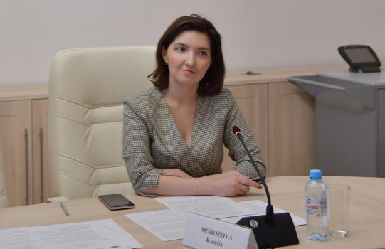 Начальник одела международной и организационной деятельности РНБ Ксения Морозова 