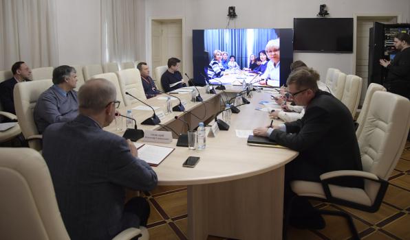 Онлайн-совещание специалистов РНБ и Донецкой республиканской универсальной научной библиотеки имени Н. К. Крупской по вопросам сотрудничества