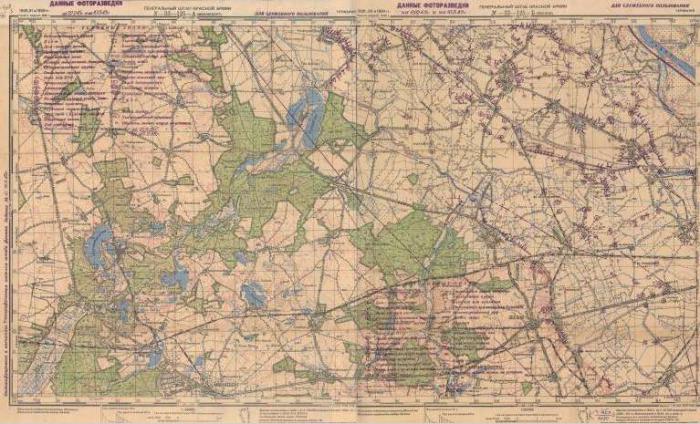 Карты Великой Отечественной войны