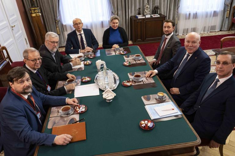 РНБ посетил Государственный секретарь Союзного государства России и Белоруссии Дмитрий Мезенцев