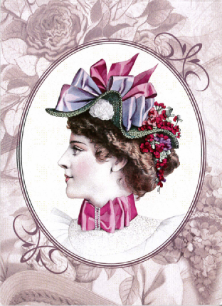«Дамы в шляпках». Иллюстрации из «Вестника моды для модисток» (1894–1897 гг.)